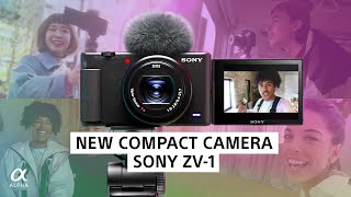 Video thumbnail for Sony ZV-1 Compact Camera For Creators & Vloggers | Sony Alpha Universe by Sony I Alpha Universe