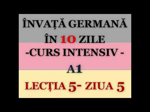 Learn German in 10 days | INTENSIVE COURSE A1 | LESSON 5