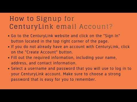 Century Link Email Log In