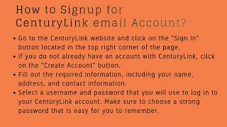 How to Fix CenturyLink Email not Login  CenturyLink Email Account Recovery