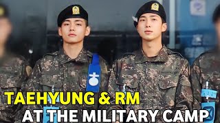 BTS Taehyung & RM Together in military Camp V 
