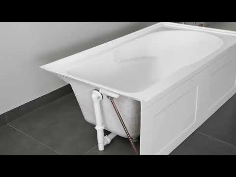 Streamline GA-310-22 Alcove Acrylic Bathtub: Modern Design & Comfort Features 🛁✨