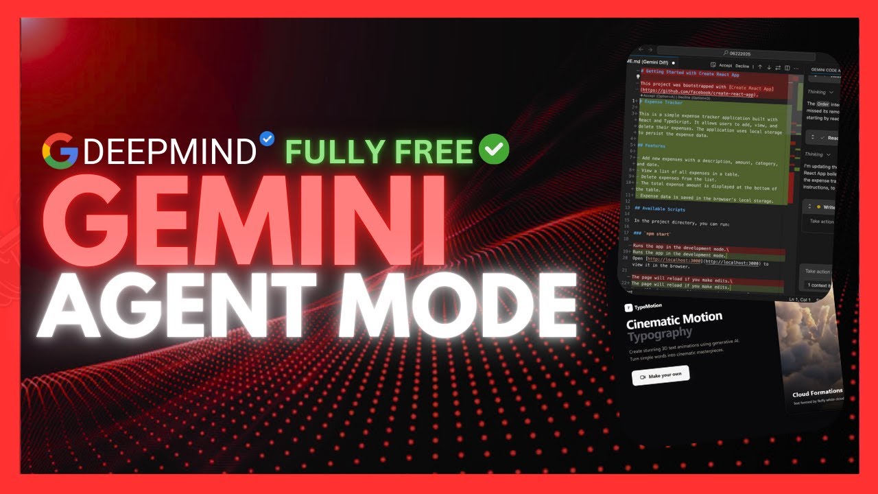 Gemini Agent Mode Upgraded! Powerful Autonomous AI Coding Agent Can Build ANYTHING & IS FULLY FREE!