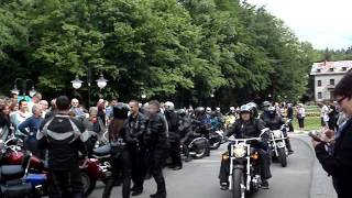 preview picture of video 'Parada motocyklowa Rymanów Zdrój 02.03.2013r.'