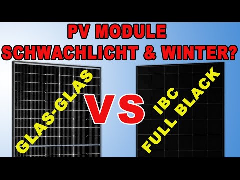 Beste PV-Module für Winter | Erfahrungen | Schwachlicht PV-Module Vergleich