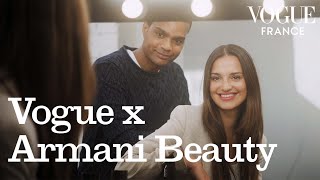 Tuto makeup : les secrets du teint parfait de Gabrielle Caunesil I Vogue France X Armani beauty