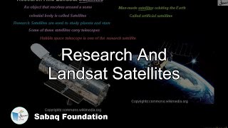 Download Lagu Research And Landsat Satellites, General Science Lecture | Sabaq.pk Thumbnail