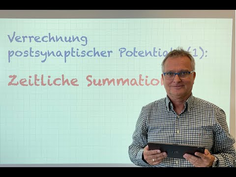 Verrechnung postsynaptischer Potentiale (1): Zeitliche Summation (2022)
