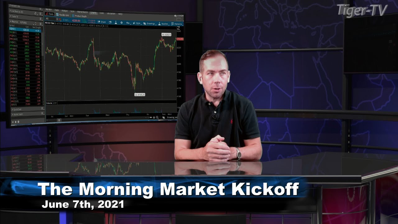 June 7th, The Morning Market Kickoff with Tommy O'Brien on TFNN - 2021