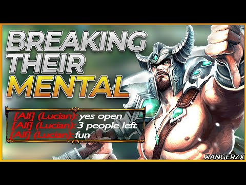 RANGERZX - I MADE THEM LEAVE THE GAME!! (TRIPLE RAGEQUIT) - League of Legends