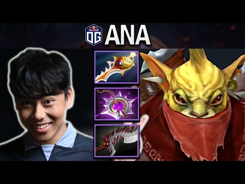 OG.ANA BOUNTY HUNTER WITH 27 KILLS - DOTA 2 7.28 GAMEPLAY