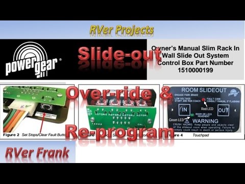 325-2015 Fleetwood Flair 26E, Power Gear Slim Rack Slide Fault protection programming reset