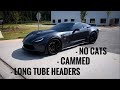 CRAZY sounding cam/supercharged Corvette |  Pulls & flybys!