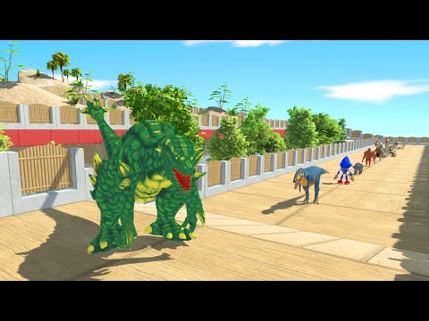 New Update Dinosaurus Death Run in Animal Battle Revolt Simulator