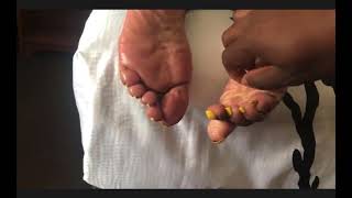 Mature Ebony Feet Tickled Preview