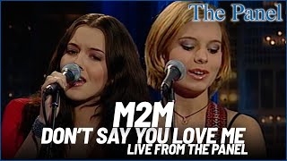 M2M Performs 'Don't Say You Love Me' | Official Music Live from The Panel