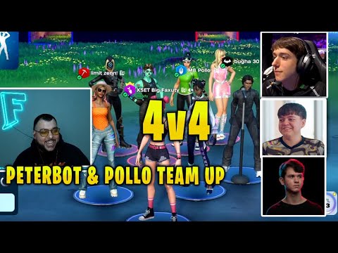 Pollo, Peterbot, Bugha, Visxals VS Zenn, Eomzo, Tkay, Faxuty (Zone Wars 4v4)