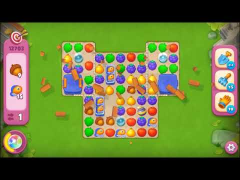 Gardenscapes Level 12703 (Challenge) 2 Boosters SD