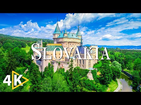 FLYING OVER SLOVAKIA (4K UHD) - Calming Music Along With Beautiful Nature Video - 4K Video Ultra HD