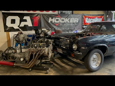 1972 Nova 1 Day LS Swap: BTR cam 5.3 And Built 4L60e