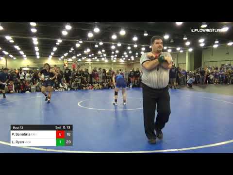 144 Lbs Rr Rnd 1 Paola Sanabria California Red Vs Logan Ryan Michigan Dual