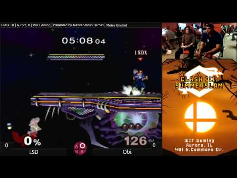 LSD (Falcon) vs. Obi (Samus) - Melee Bracket CLASH III