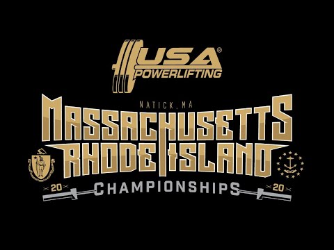 2020 USA Powerlifting MA/RI State Championships Day 2 Ses. 3