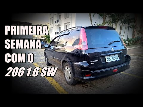 COMPREI UM PEUGEOT 206 1.6 SW - PRIMEIRAS IMPRESSÕES E PROBLEMAS