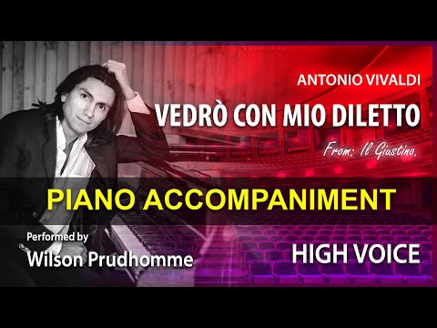 Vedrò con mio diletto Karaoke Vivaldi High voice