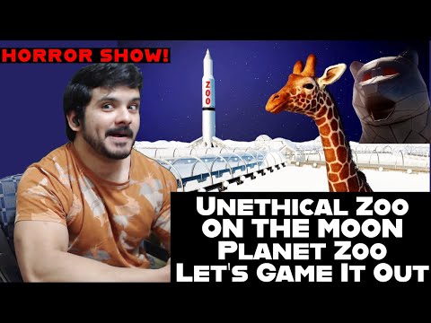 Planet Zoo - I Built an Unethical Zoo ON THE MOON reaction