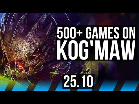 KOG'MAW vs YASUO (MID) | 500+ games | EUW Diamond | 25.10