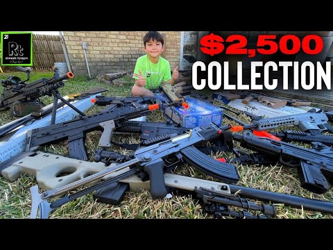 This is our $2,500 Airsoft and BB Gun collection