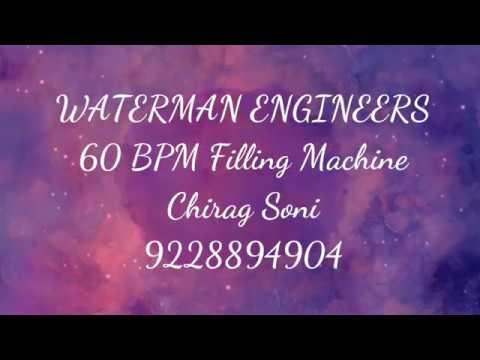 60 BPM Mineral Water Bottle Filling Machine