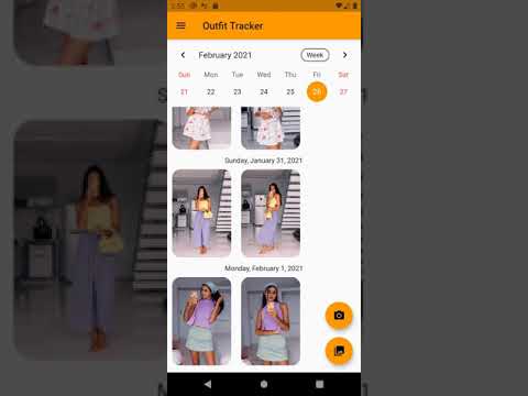 Outfit Tracker for Clothing Video