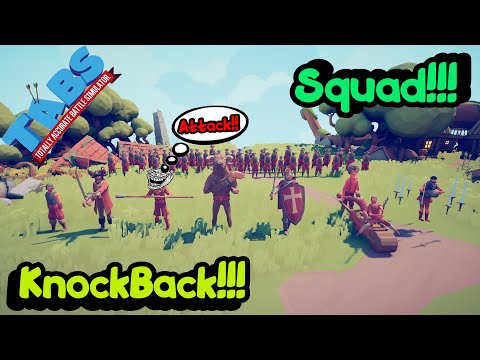 Knockback Squad Vs Every Units (Same Price) TABS - Totally Accurate Battle Simulator