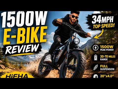 HIEHA SU8 e-bike real ride review video thumbnail