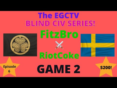 The AOE 3 DE Blind Civ Series! Episode 2 - FitzBro vs RiotCoke - Game 2!