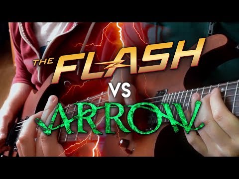 Flash vs Arrow Theme on Guitar