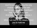 Beyonce - scared of lonely - Lyrics on screen