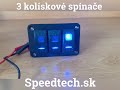 Multiprepínač 12V / 24V - 3x spínač Rocker - Video Youtube