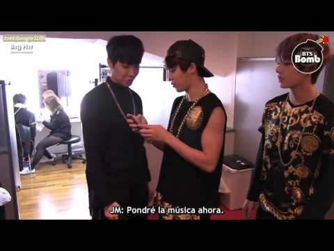 [SUB ESPAÑOL][BANGTAN BOMB] 131212 Jimin's Sexy dance one point lesson Leslie EvMcCoy