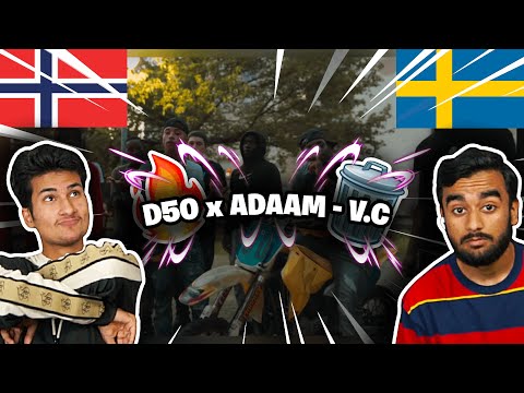 Norwegians React To (Swedish Rap) Reacting Til D50 x ADAAM - V.C (OFFICIAL VIDEO)
