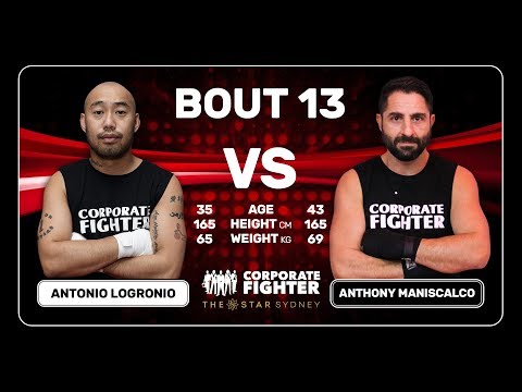 Corporate Fighter 39 - Antonio Logrinio v Anthony Maniscalco
