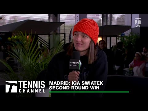 Iga Swiatek Recounts Meeting with Robert Lewandowski at El Classico | 2024 Madrid 2nd Round