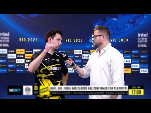 интервью b1ad3'a после победы NAVI над BIG (+subtitles)