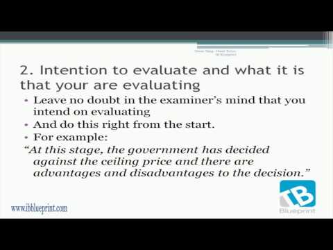 How to write an IB Economics Commentary