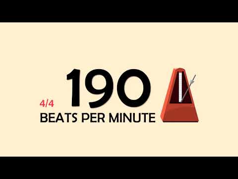 190 BPM 4/4 Metronome