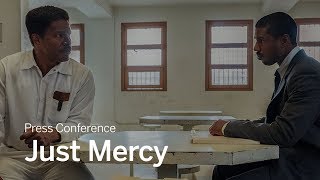 Press Conference: Just Mercy