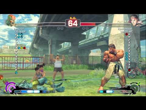 kenji207 [Dhalsim] vs Ryukichikun [Ryu] SSF4 Japanese Online Ranked Matches - TRUE-HD