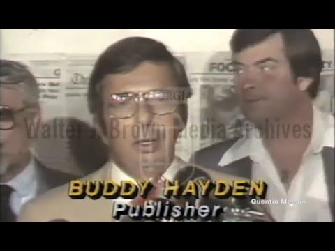 Publisher Buddy Hayden Press Conference on the End of the Philadelphia Bulletin (August 17, 1981)